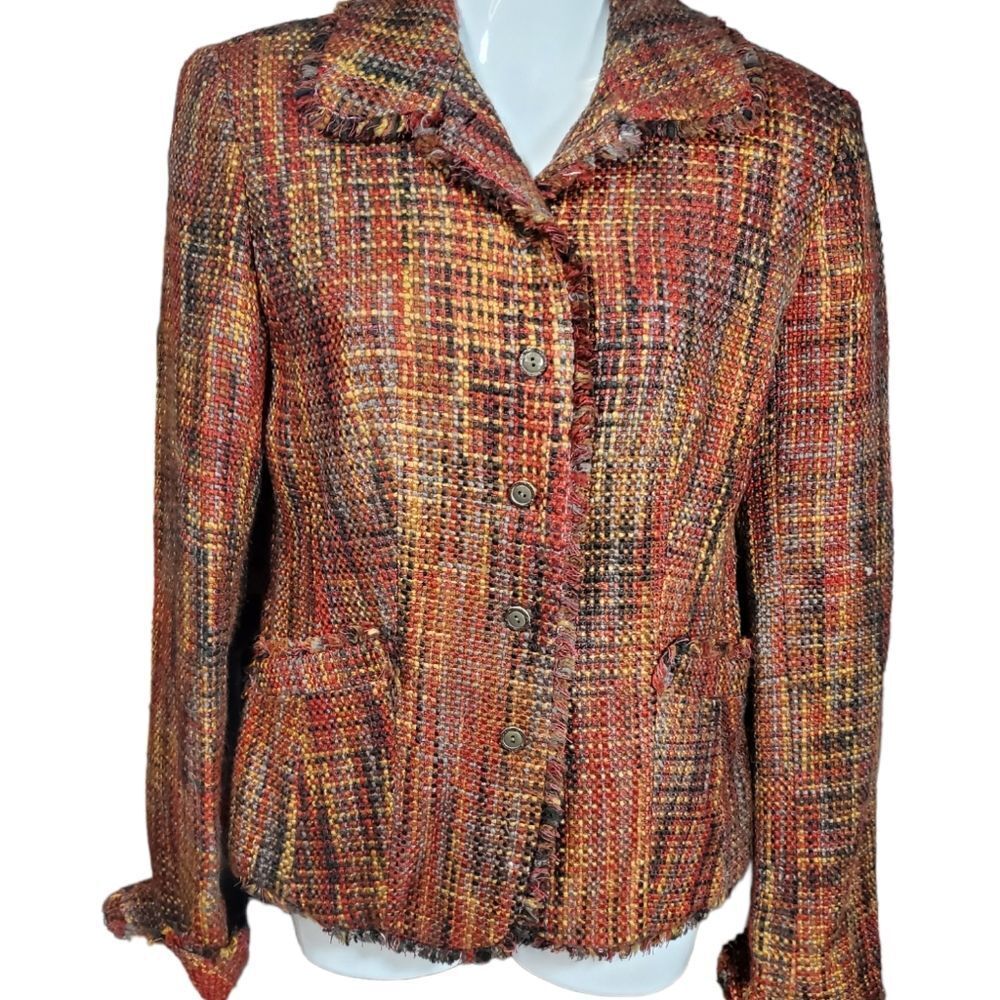 COLDWATER CREEK tweed jacket XS
